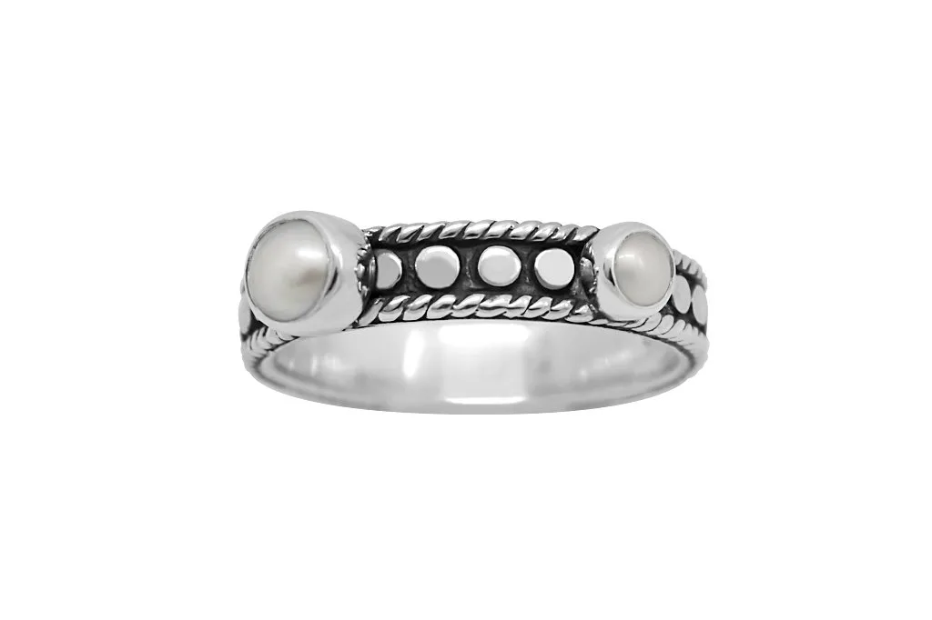 Anillo de Plata Géminis Oxidado