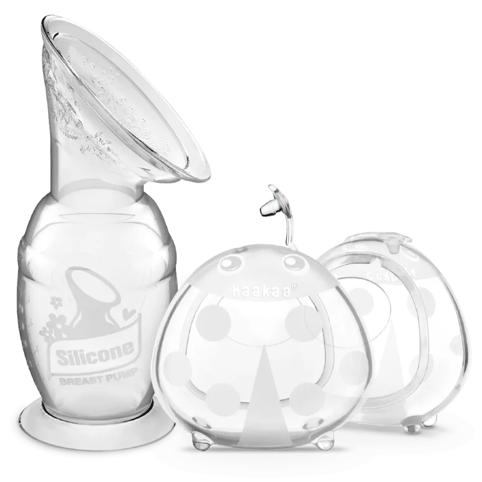 Silicone Ladybug Milk Collectors and Pump Set