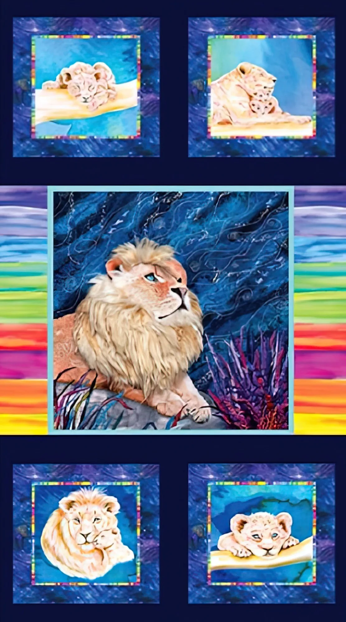 ¿Qué es un panel de tela para acolchar? Ideas Starlight Safari