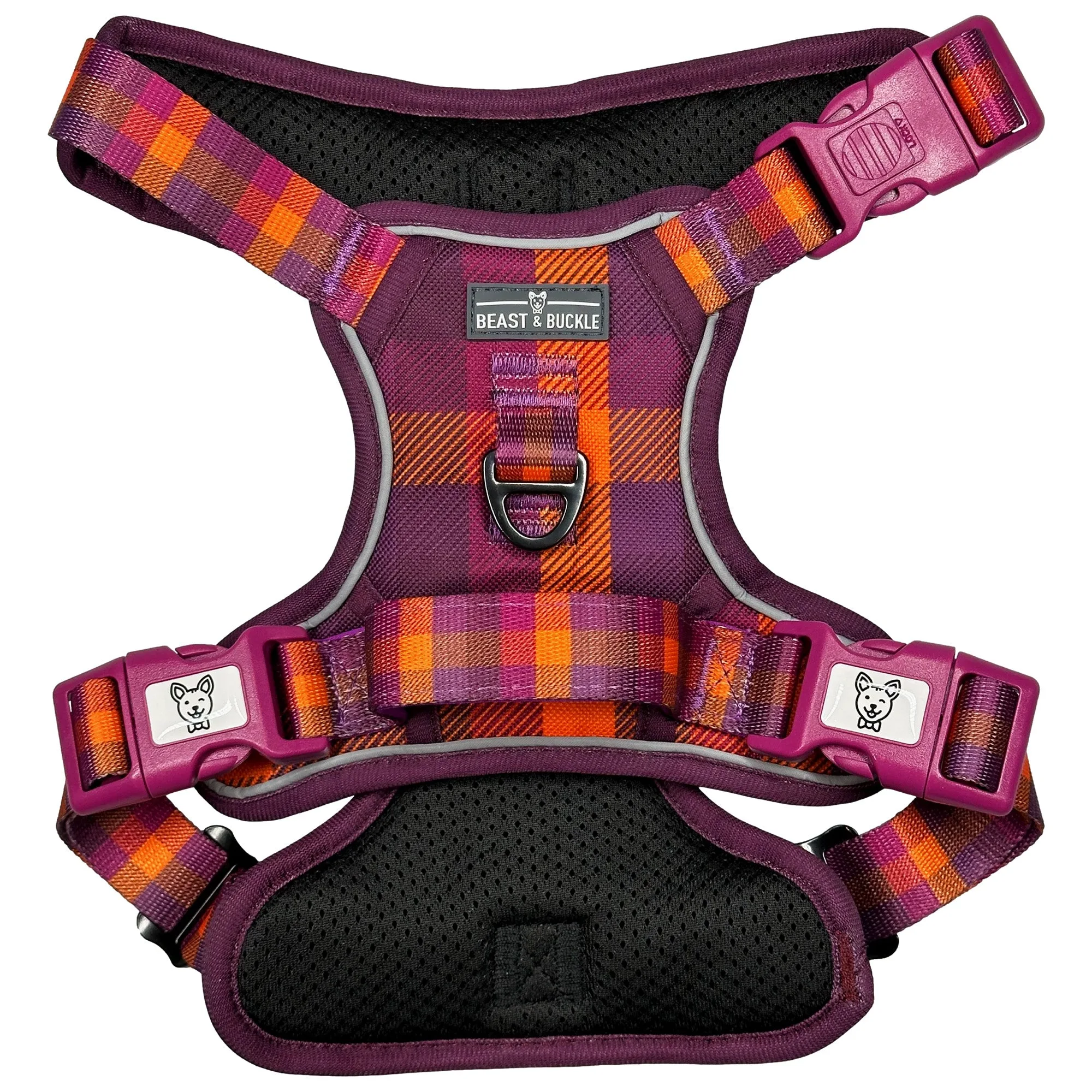 Cozy Plaid No Pull Dog Harness