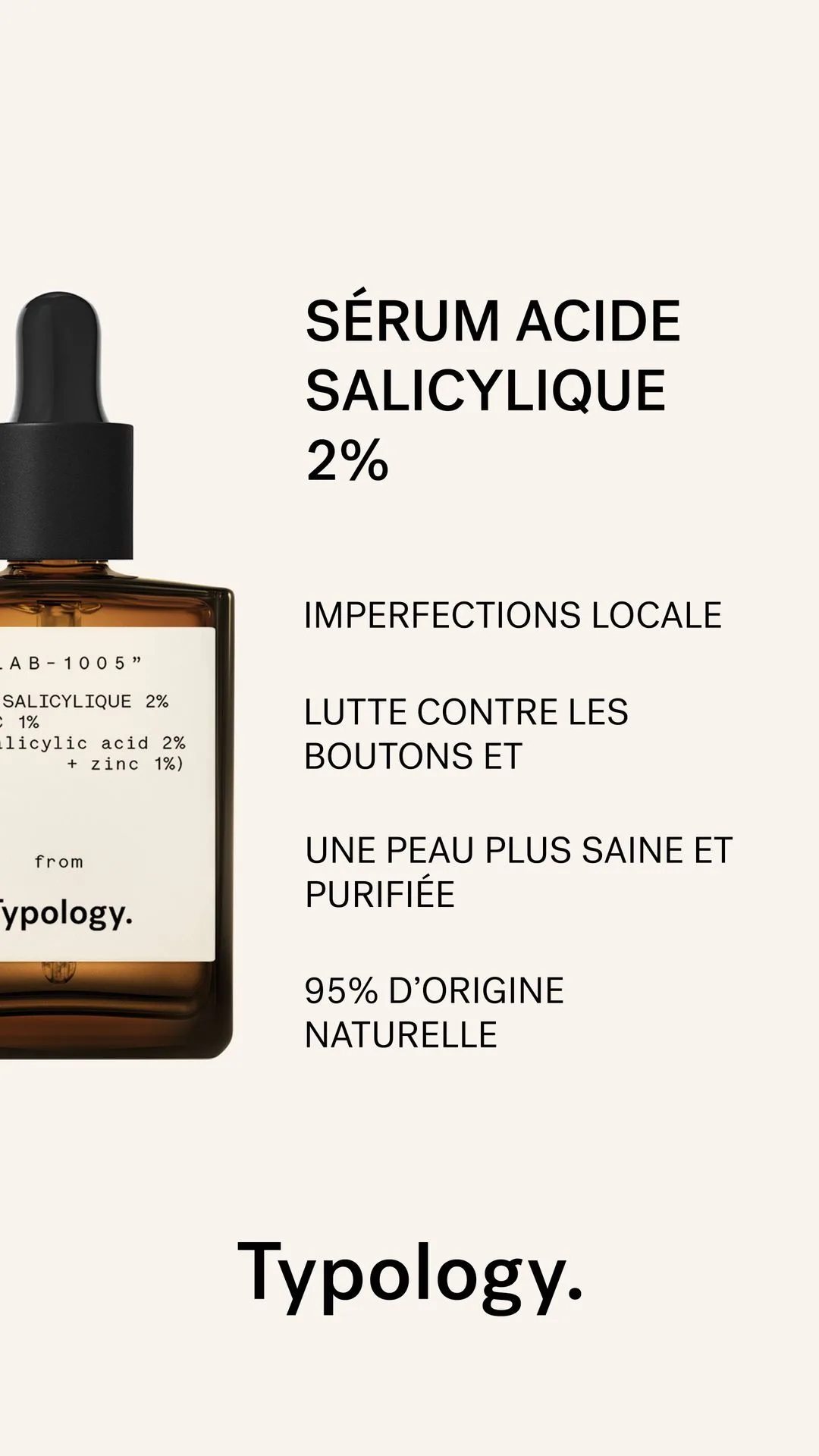 Sérum Ciblé Imperfections — Acide salicylique 2% + Zinc 1%