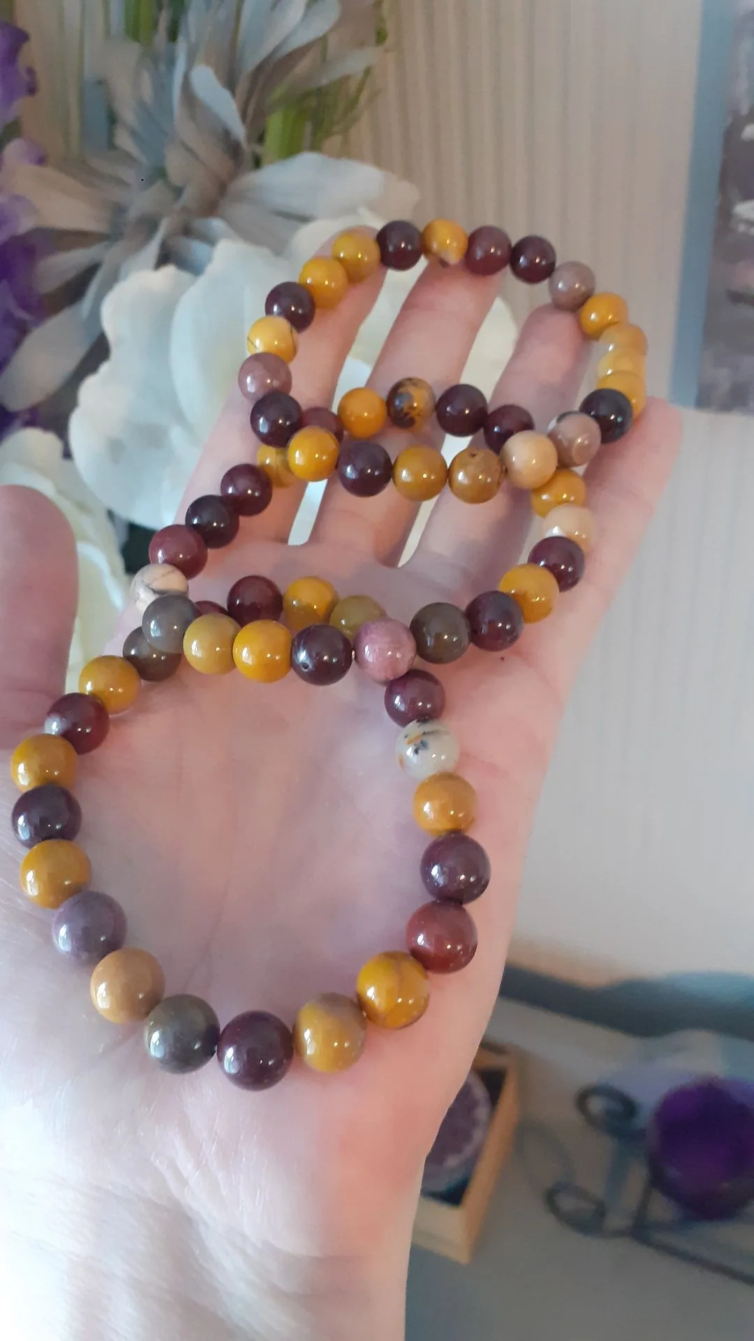 Mookaite Bead Bracelet