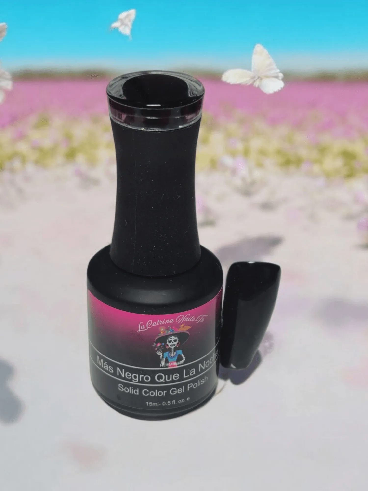 Màs Negro De La Noche/ Blacker Than Night (Black) ~HEMA-Free and TPO Free Gel polish
