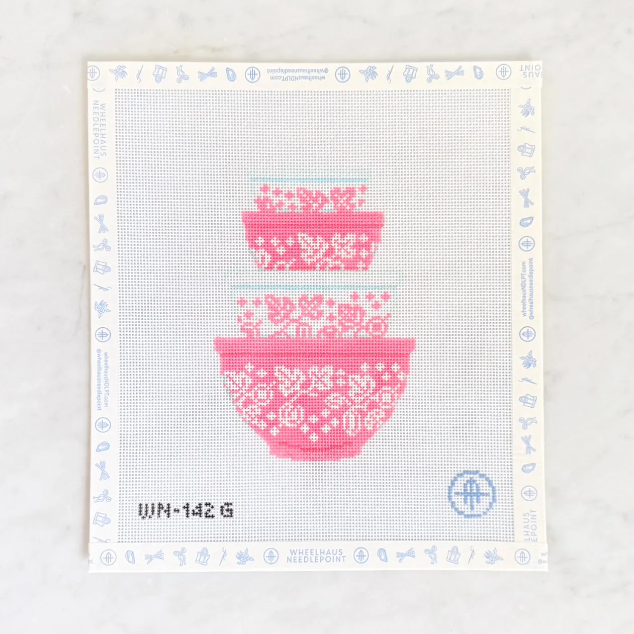 Vintage Mixing Bowls - Gooseberry Print