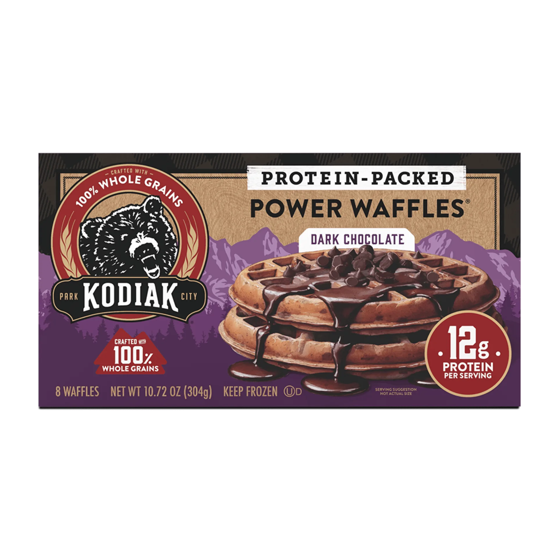 Dark Chocolate Power Waffles