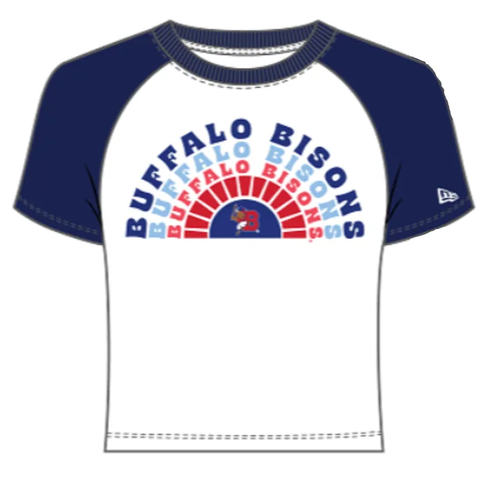 Buffalo Bisons Damen NE 2Tone Game Crop T-Shirt
