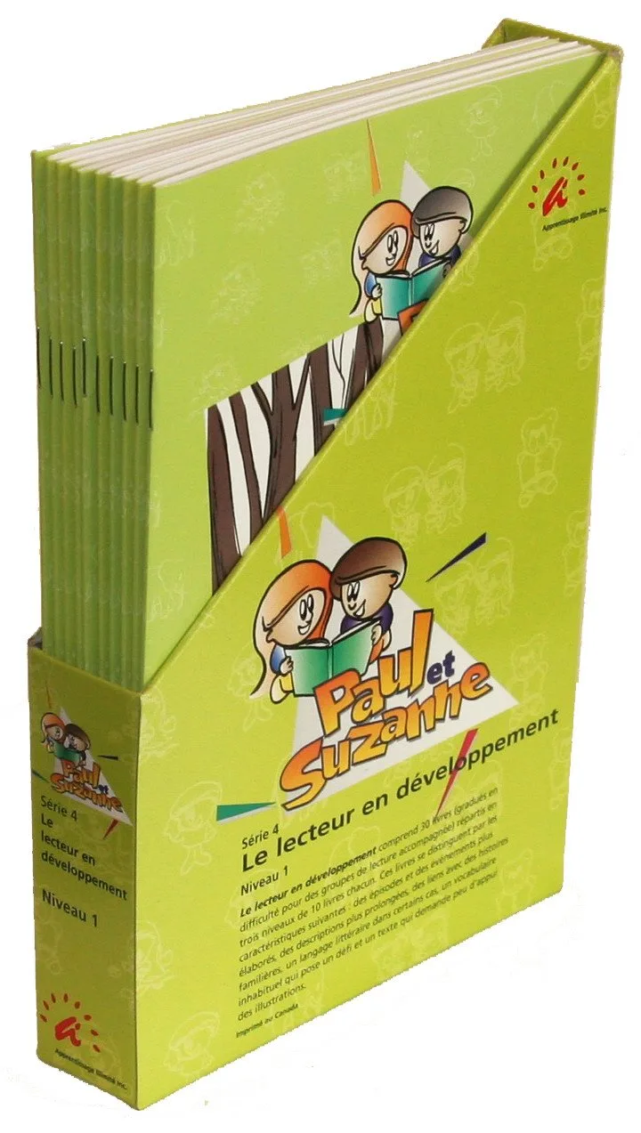 Paul et Suzanne – Serie 4 – Der Leseanfänger – Stufe 1 – Box mit 10 Büchern