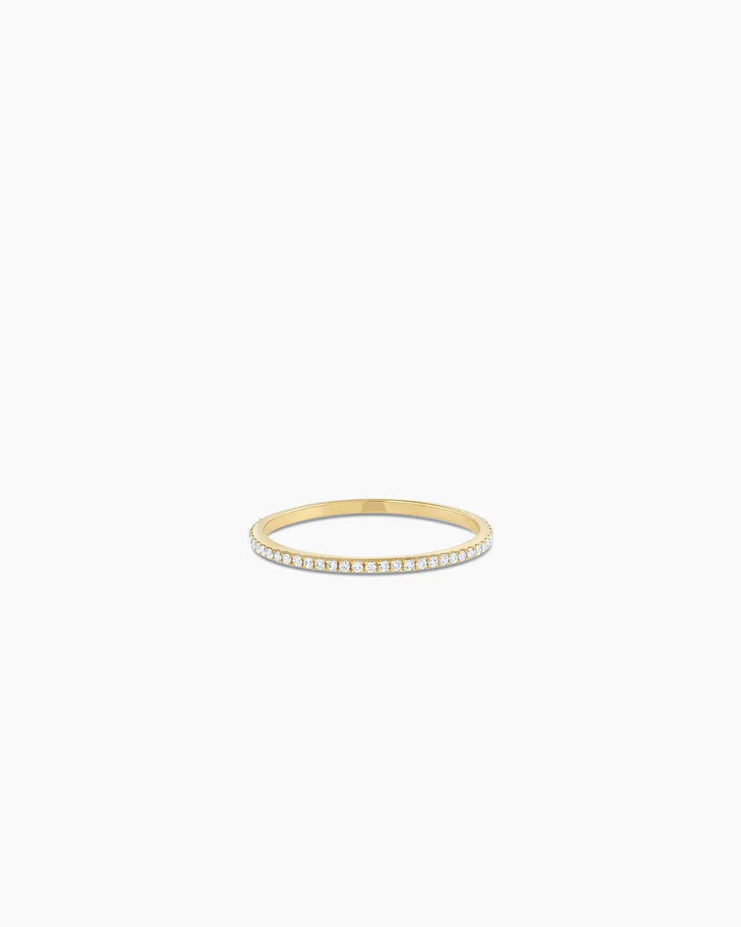 14K Diamond Bar Eternity Ring