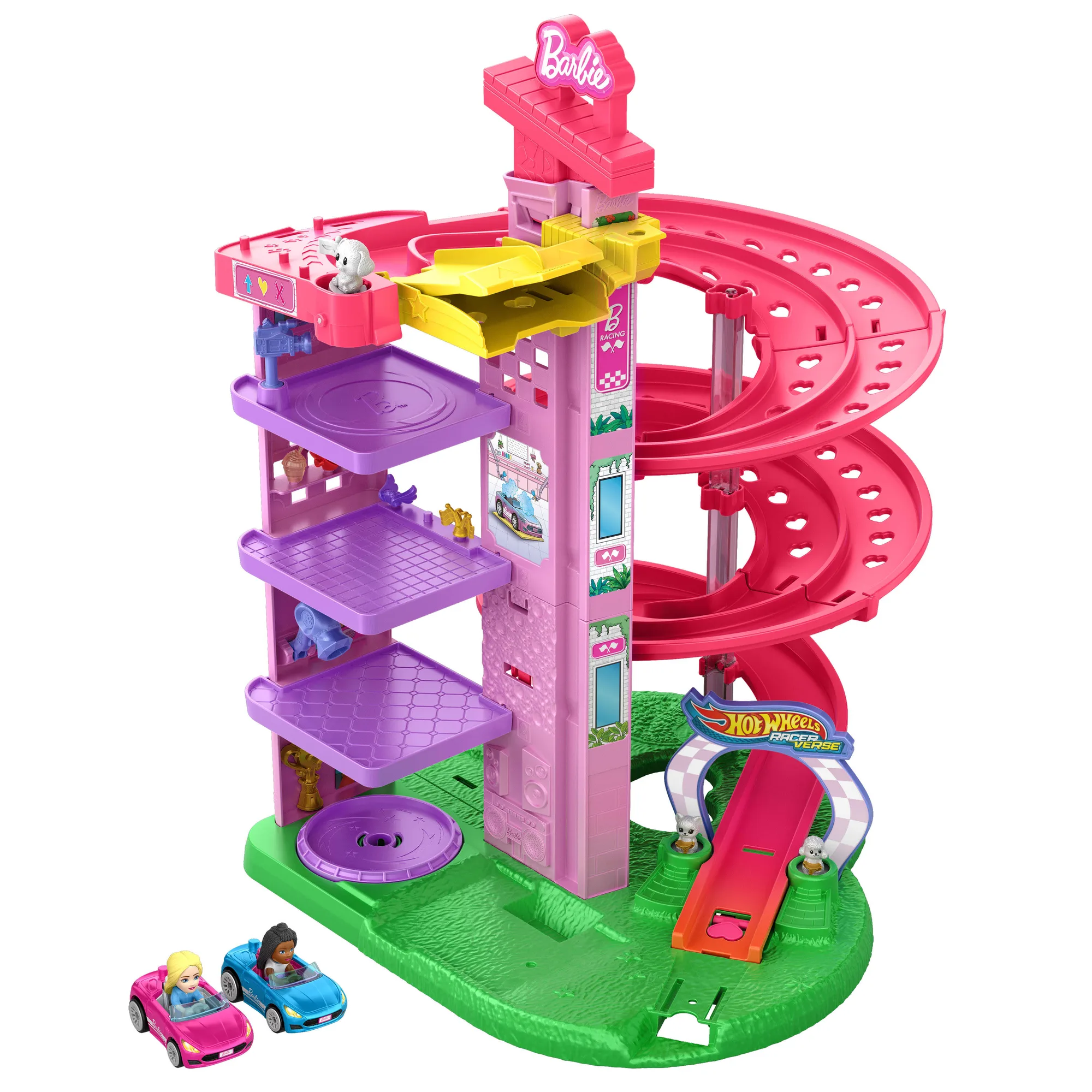 Consejos para montar la pista Barbie de Hot Wheels RacerVerse