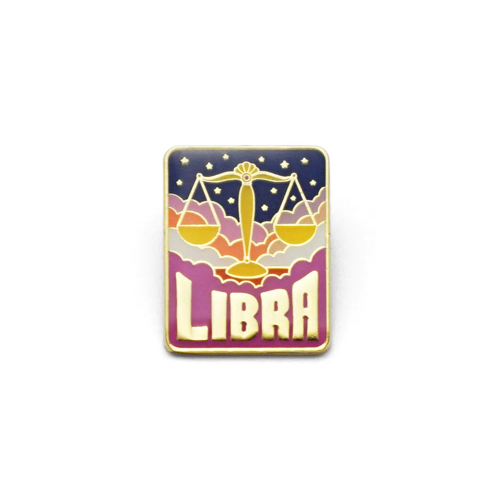 Pin de esmalte Libra