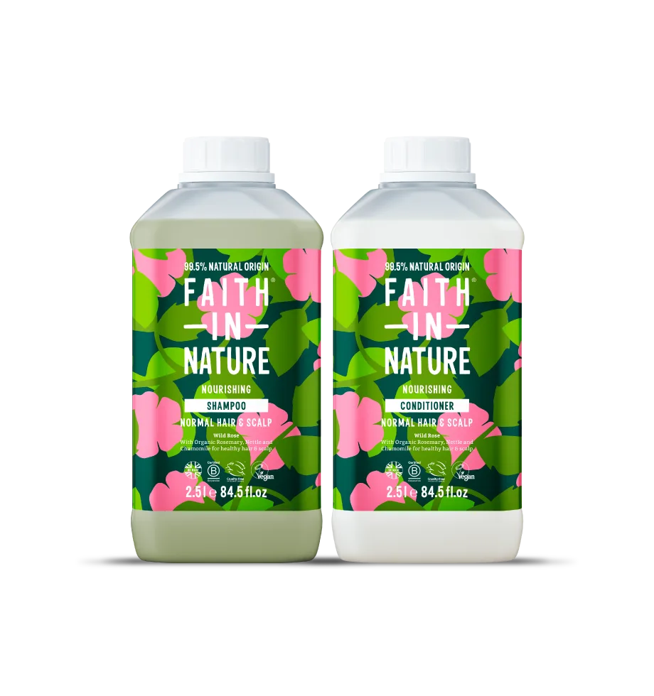 Wild Rose shampoo & conditioner set - 2.5L