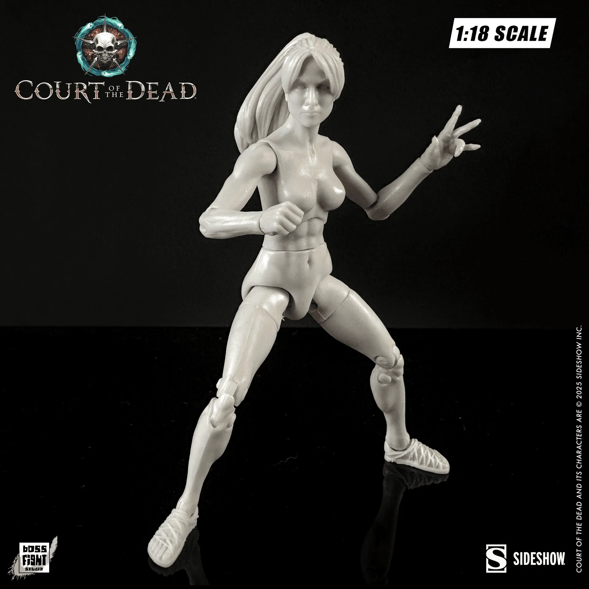 Court of the Dead 1:18th Scale Action Figure Blank | Immortal Ivory Female
