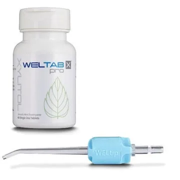 Weltip Compatible H2Ofloss Tip + Weltab Water Flosser Tablets