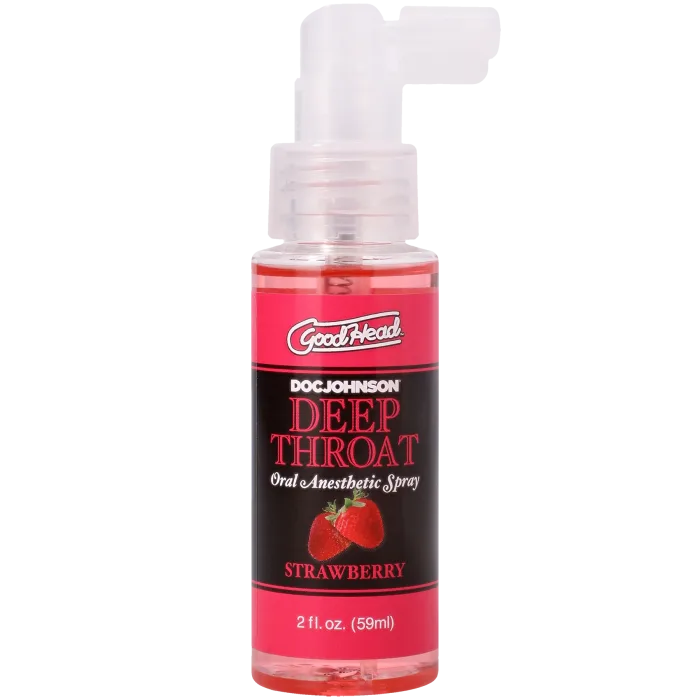 GoodHead - Deep Throat Spray - Strawberry - 2 fl. oz.