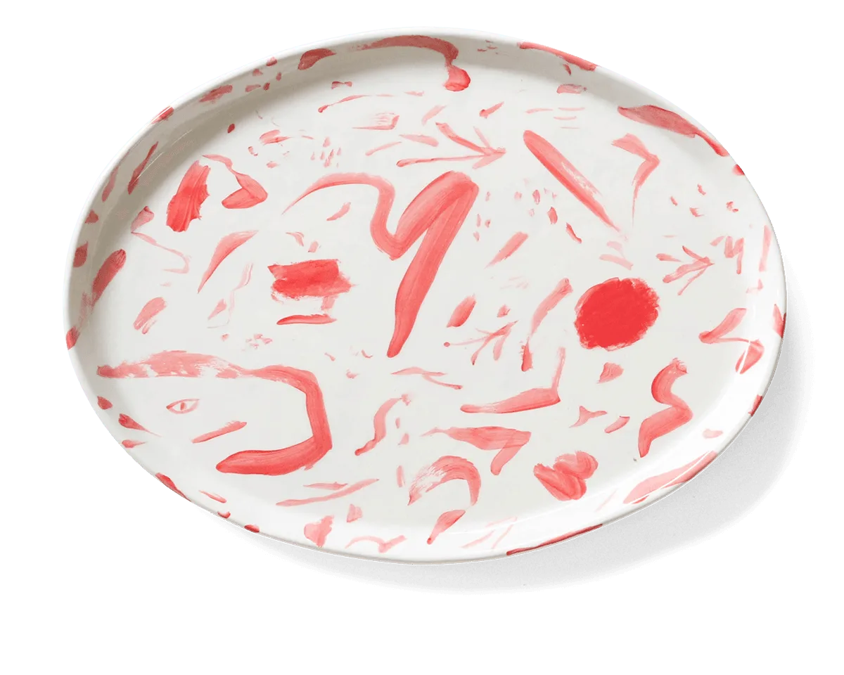 Gordon Hull Hand Painted Large Platter