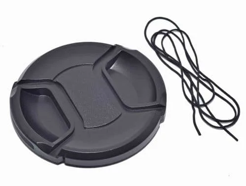 Kood 77mm Centre-Pinch Snap-On Front Lens Cap with Keep Cord