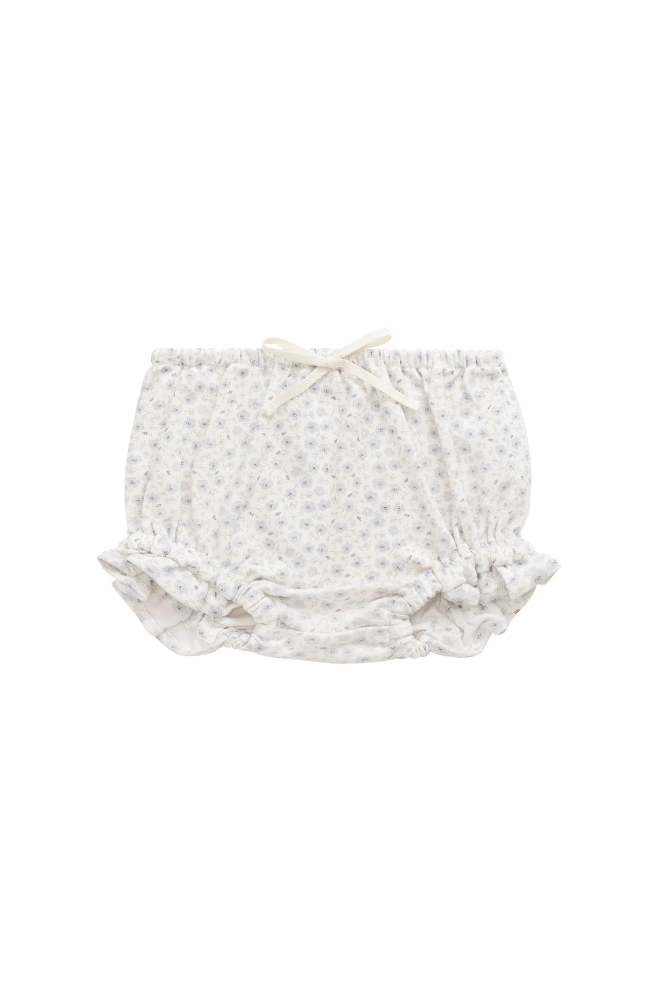 Organic Cotton Frill Bloomer - Penelope Evening Haze
