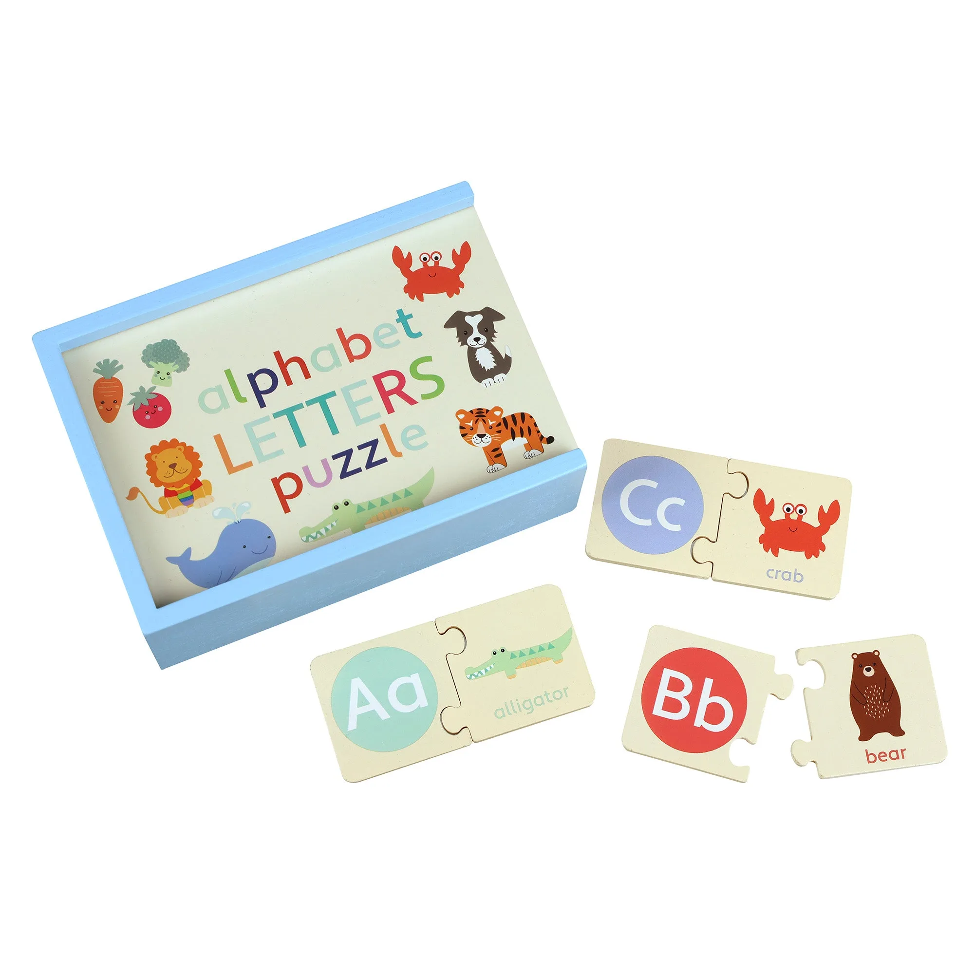 Alphabet-Puzzle in der Box