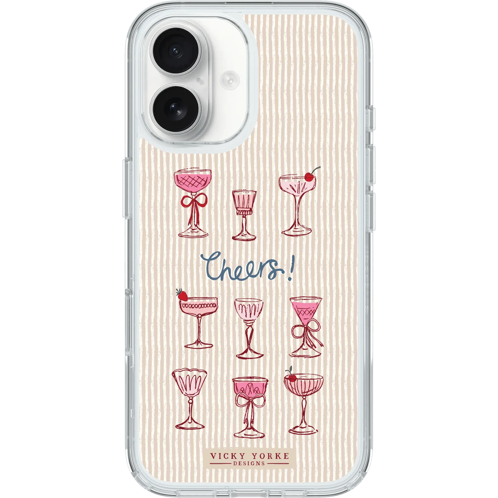 Características de la colección festiva Symmetry para iPhone 16