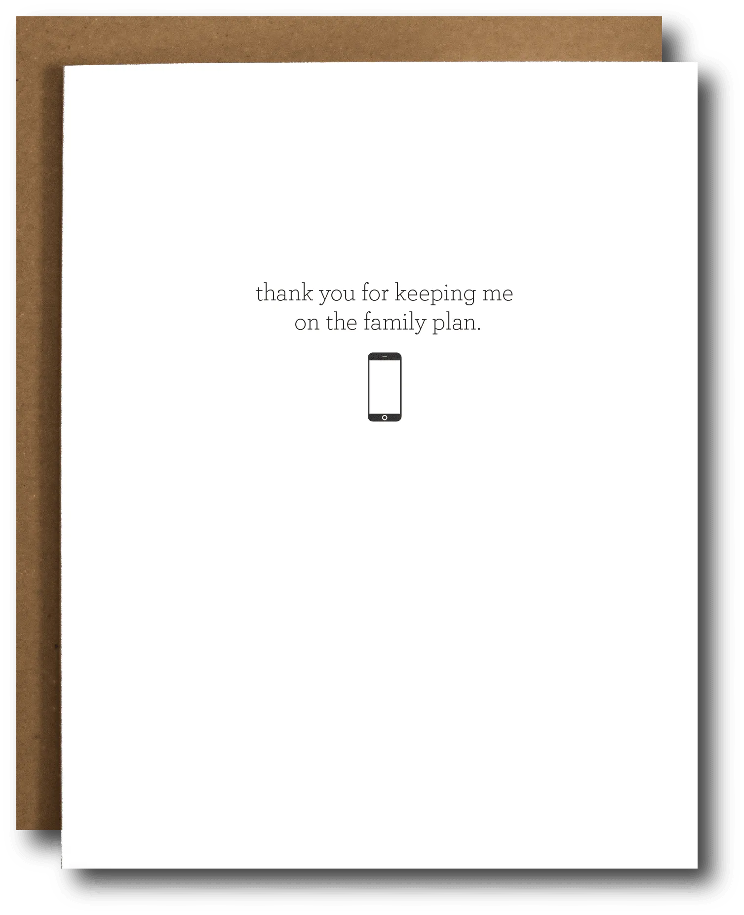Family Plan Card