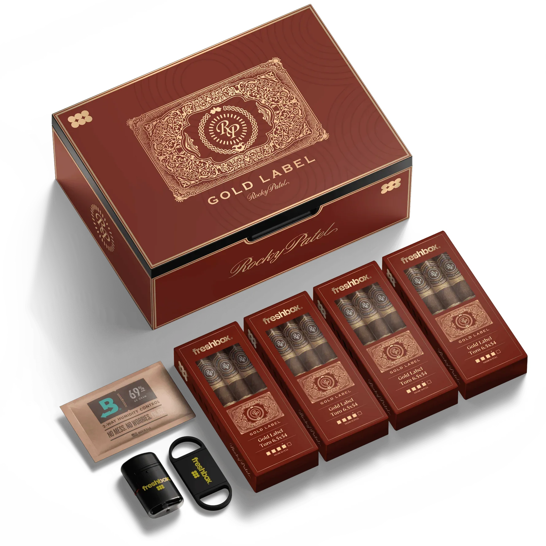 FreshBox La Aurora vs Rocky Patel: Guía del kit de inicio de humidor