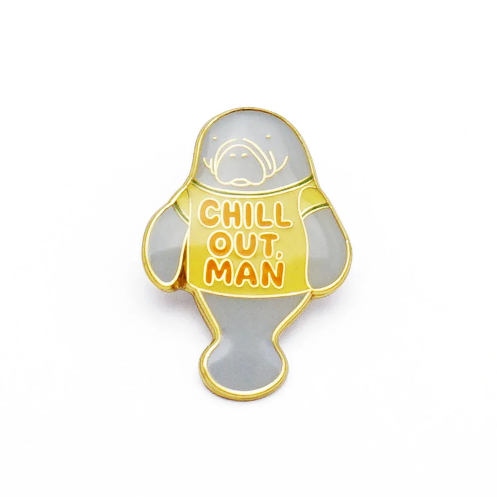 Come abbinare la spilla Chill Out, Man a un cappello