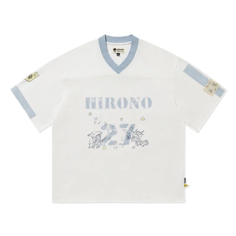 Hirono Whistle Arena Patchwork Short Sleeve T-Shirt: Style and Fit Review