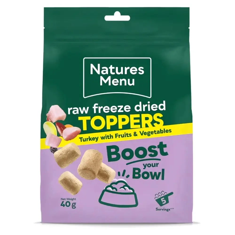 Natures Menu Gefriergetrockneter Topper - Truthahn 40g