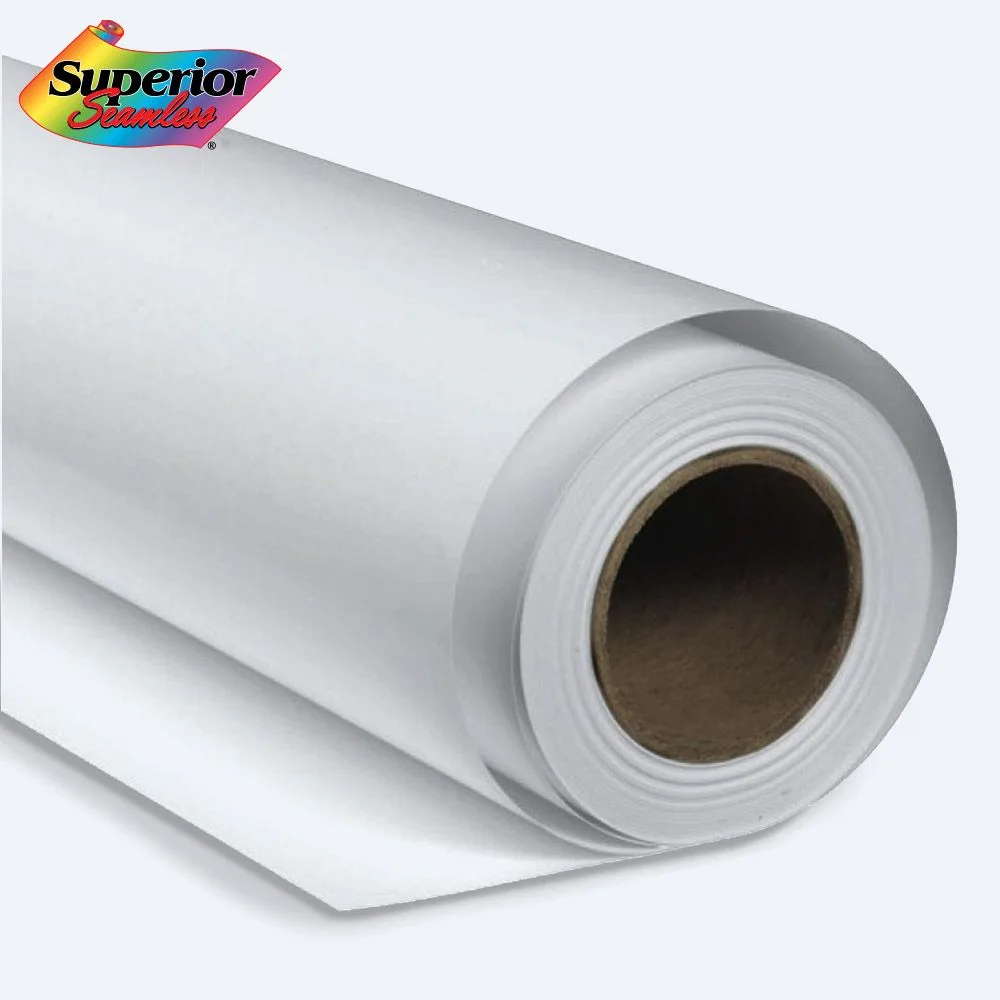 Superior Seamless 93 Arctic White Background Paper Roll 2.72m