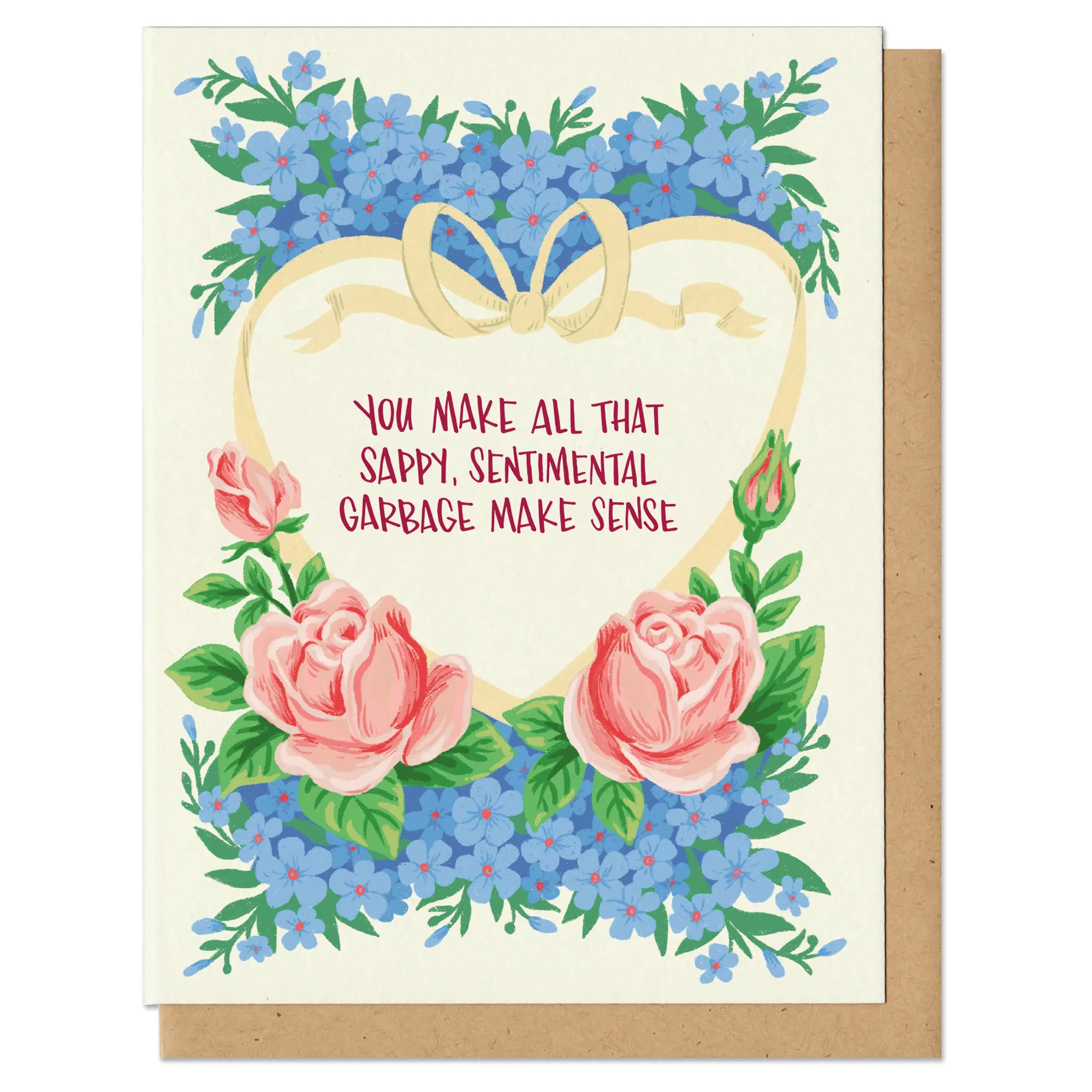 Tarjeta de felicitación sentimental