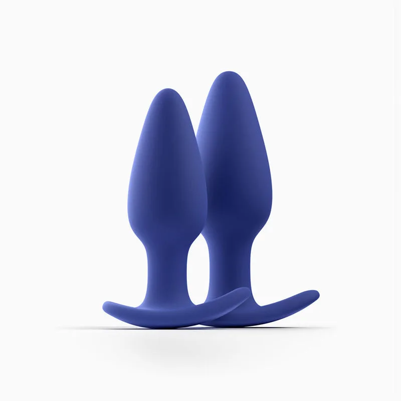 Biird Regii 2‑Teiliges Anal-Plug-Set Blau