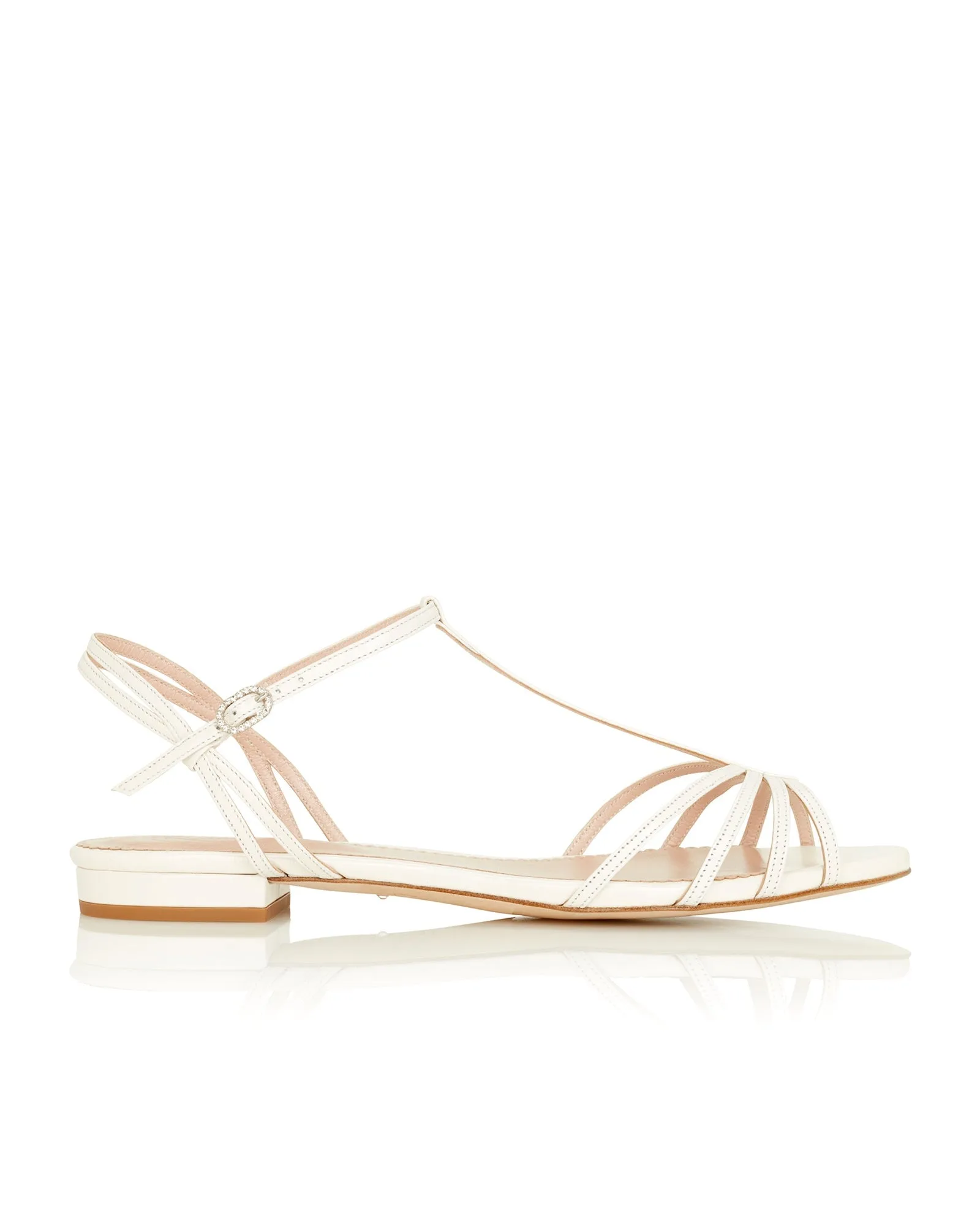May Ivory Leather