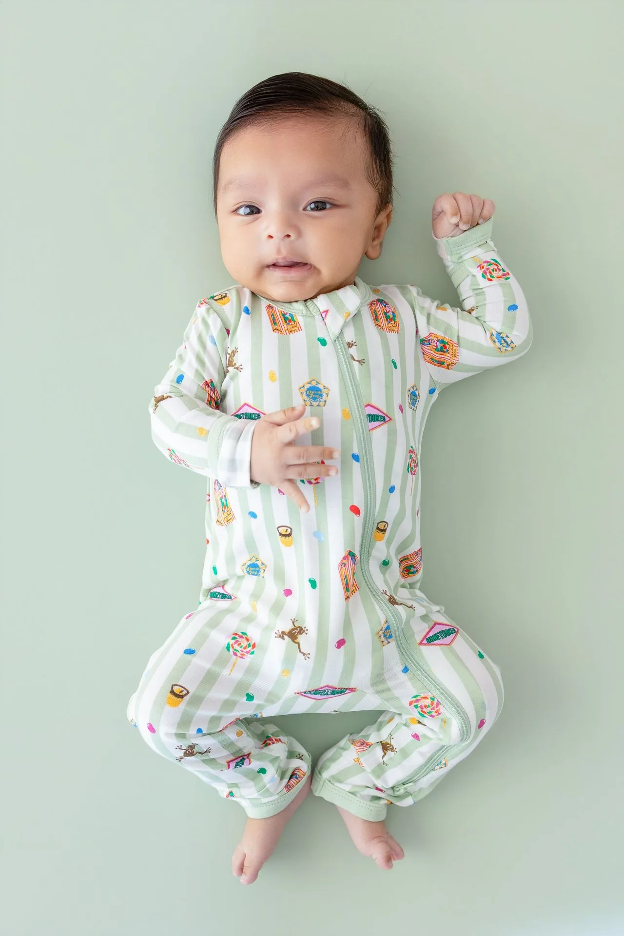 Zippered Romper in Honeydukes