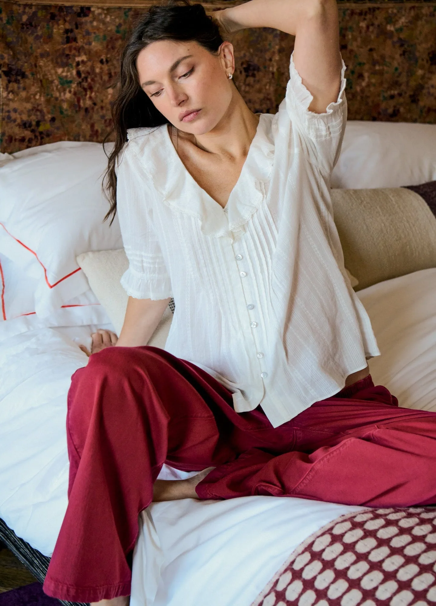The Drapey Denim Ellie Pant