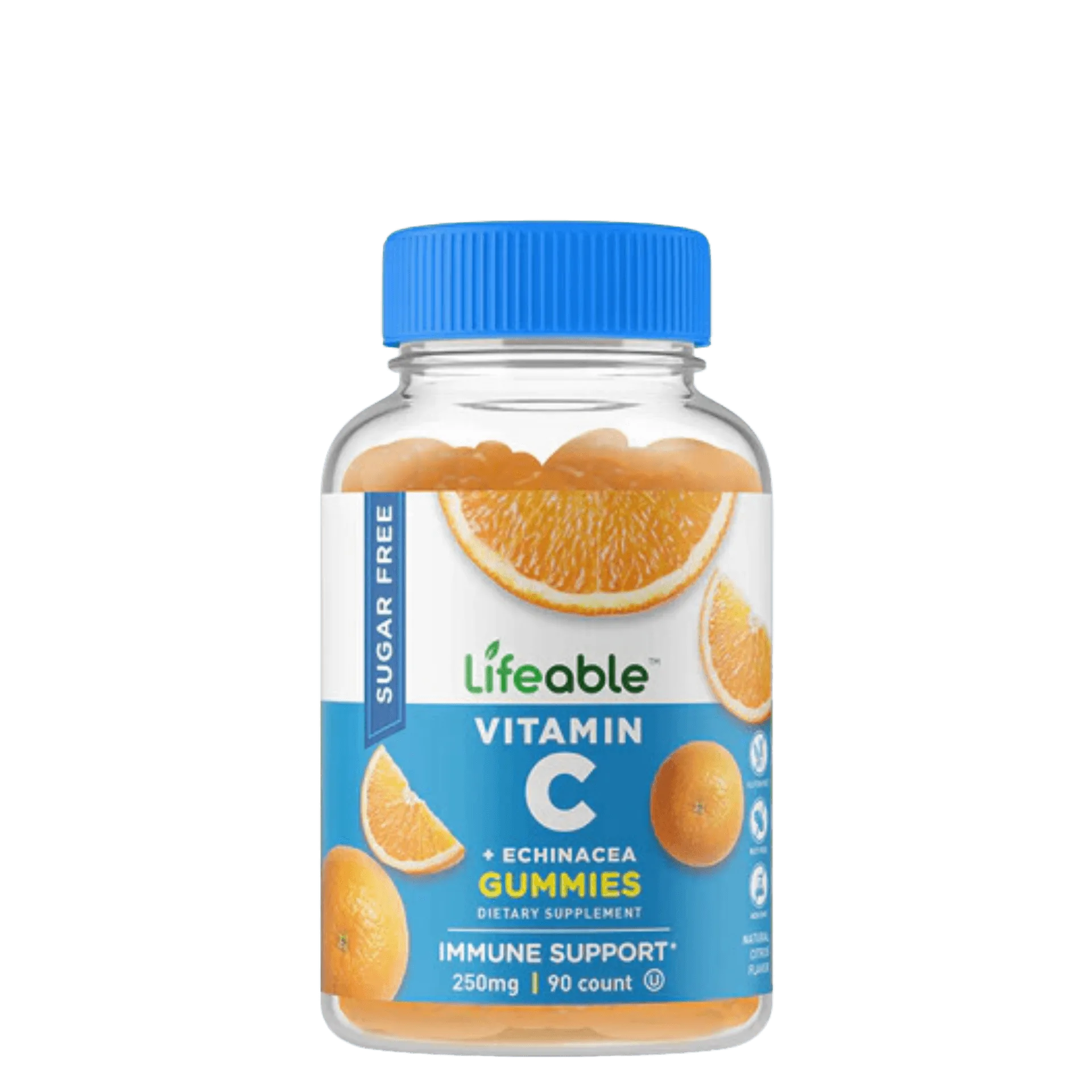 Bezcukerné vitamín C gumové bonbony