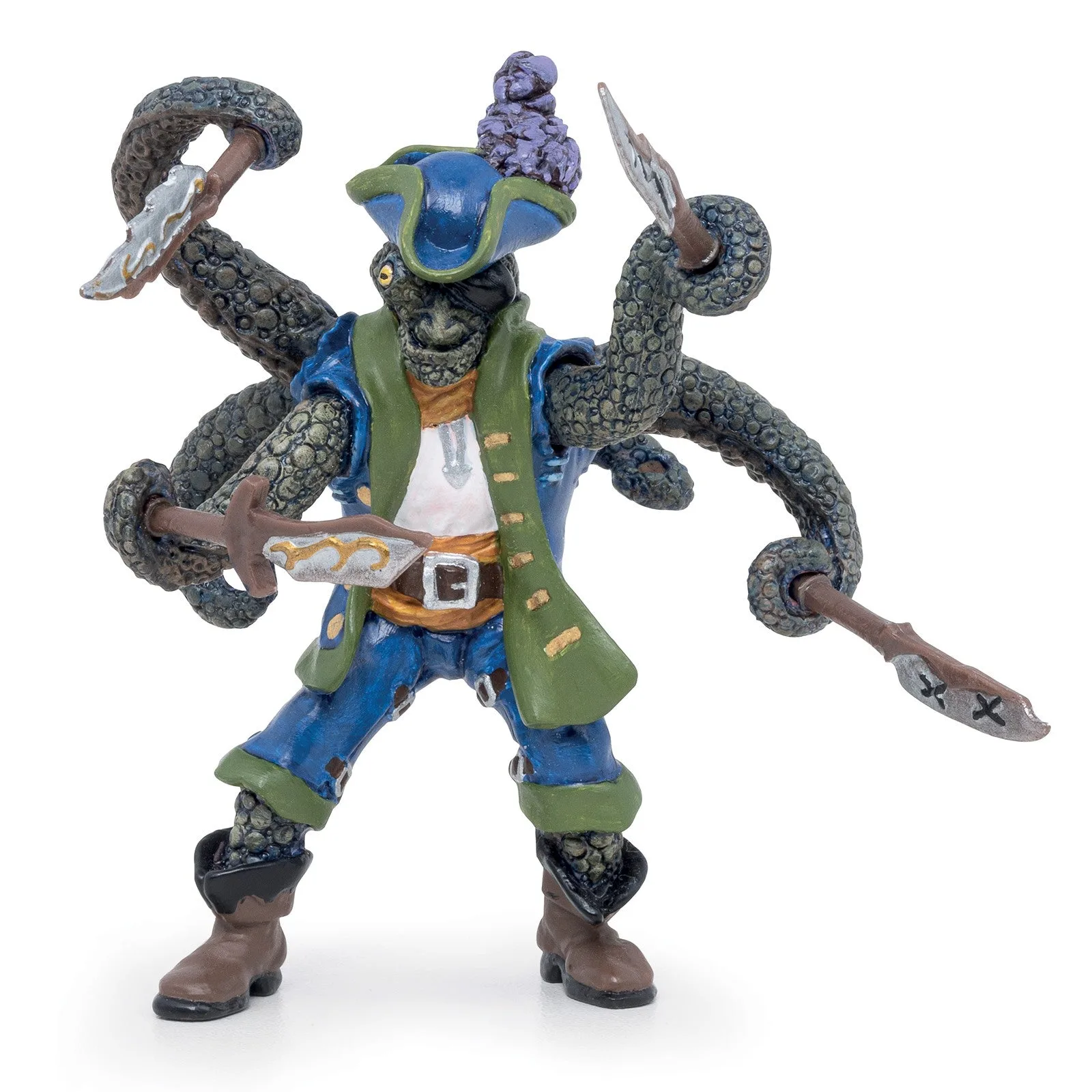 Pirate Mutant Octopus: A Unique Sea Monster Figurine