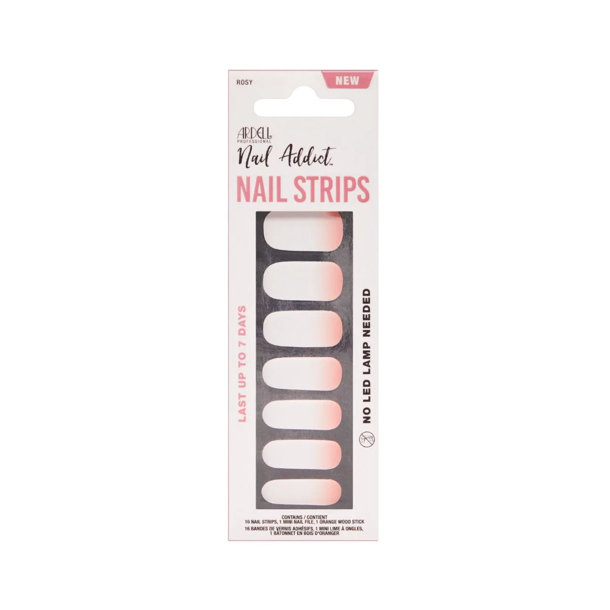 Nail Addict Rosy Nail Strips: Guide til perfekt påføring