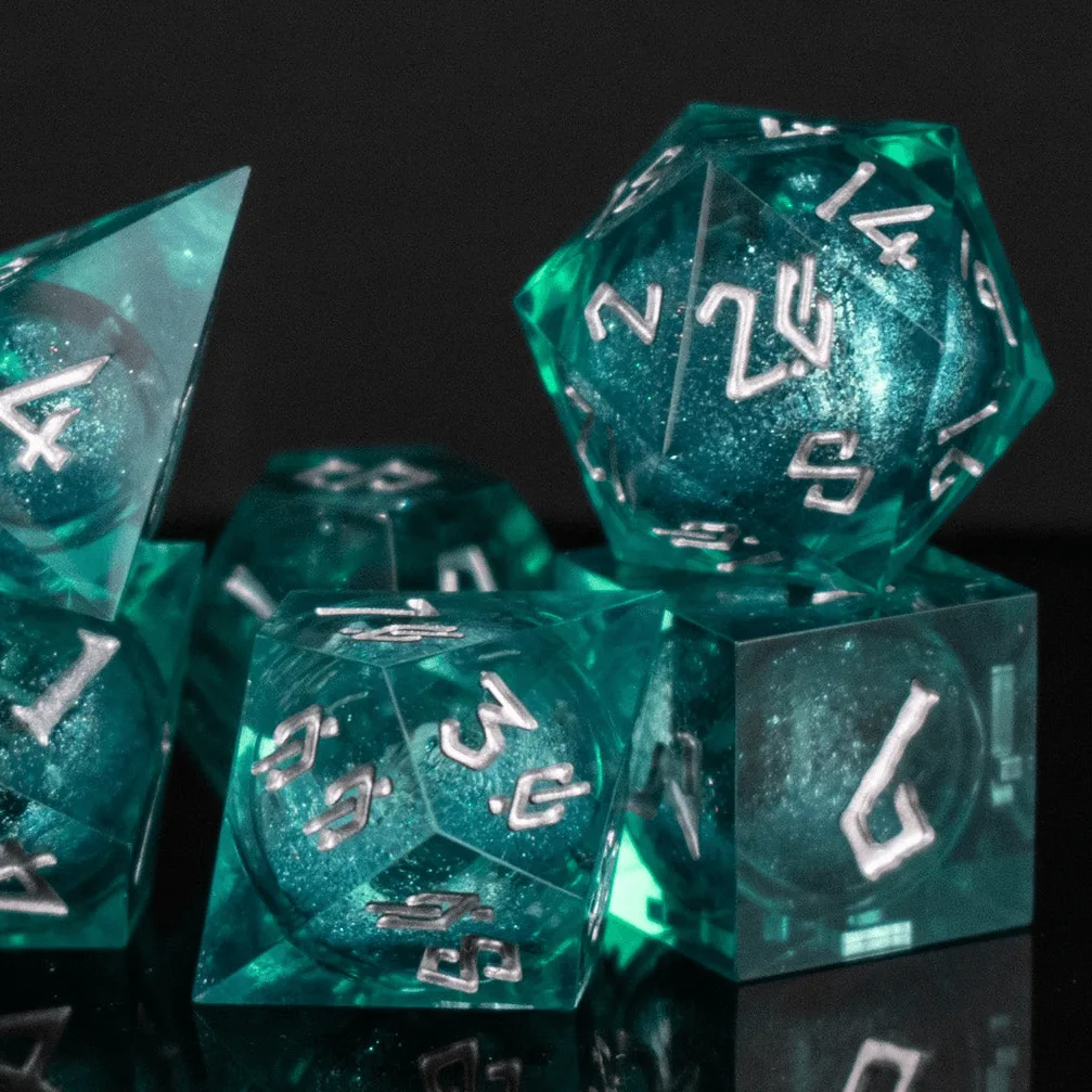 Pre-Order || Forbidden Lake Liquid Core Dice Set
