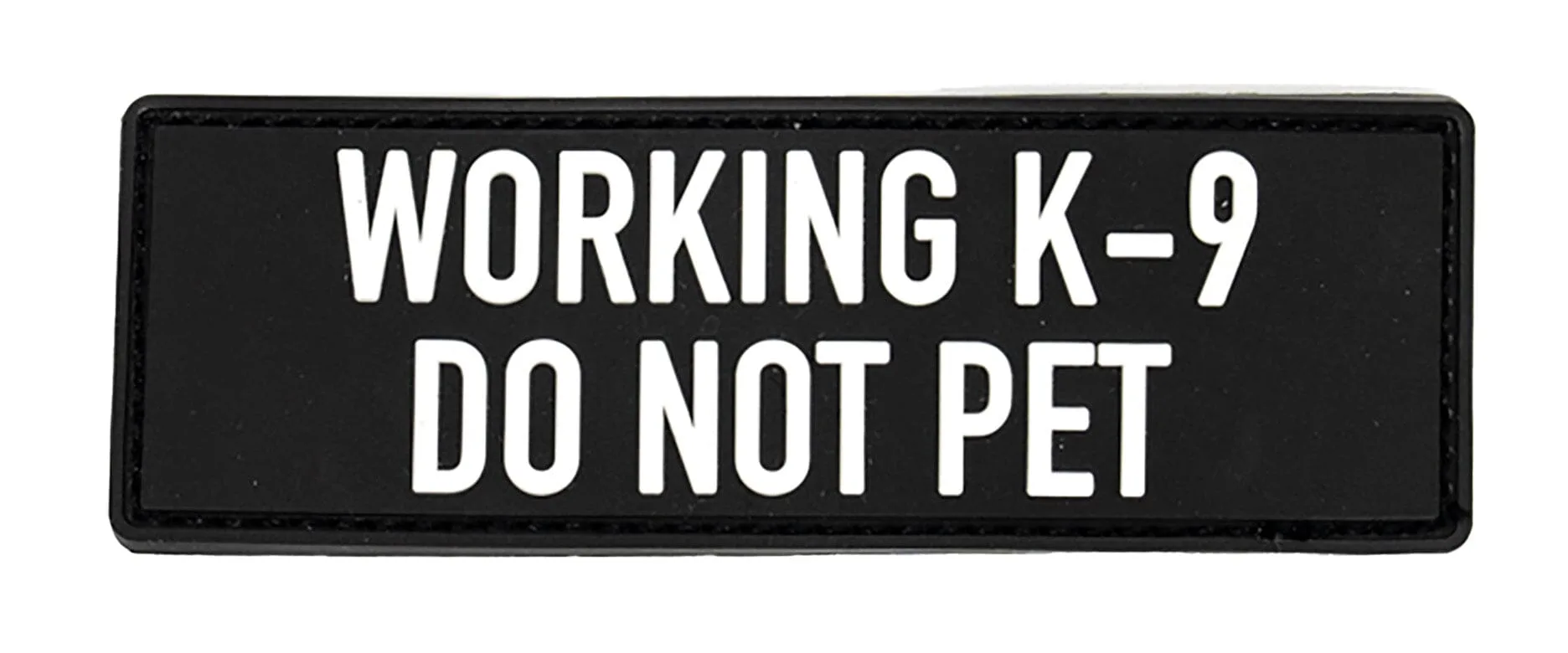 Porównanie naszywki Working K-9 vs Service Dog Do Not Pet