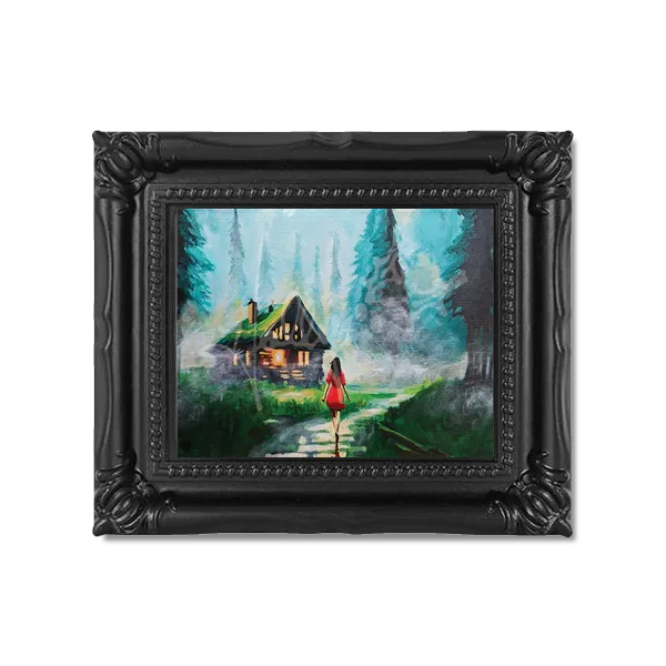 "Trumspringa" Mini Masterpiece gerahmter Druck