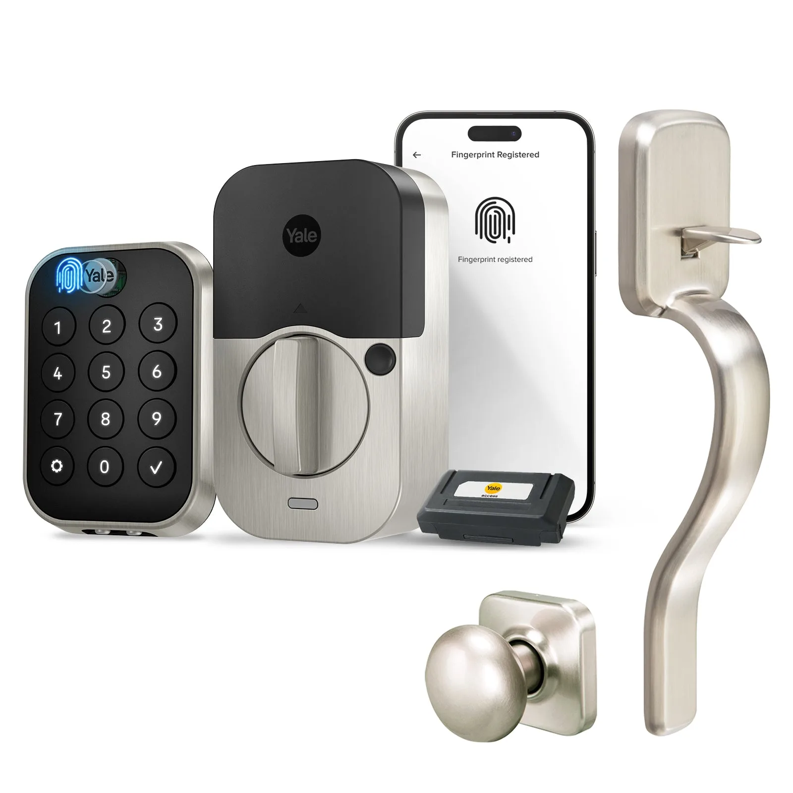 Yale Assure Lock 2 Touch Teclado sem chave com Wi-Fi e puxador Ridgefield