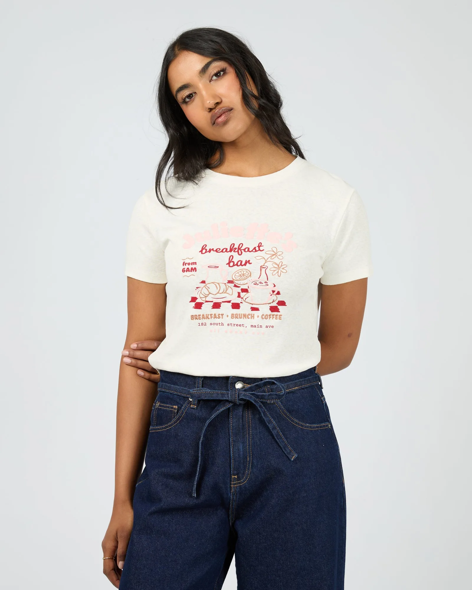 Juliette Baby T-shirt Vintage Wit