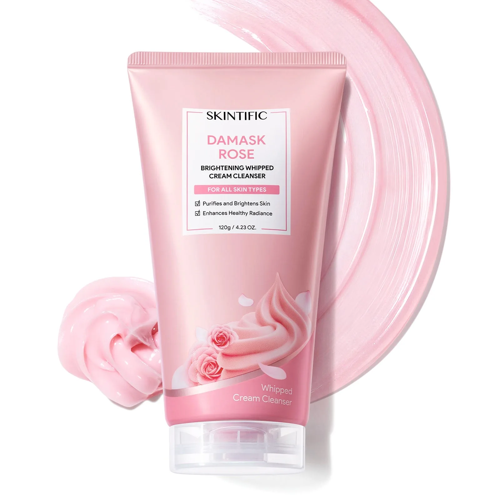 Damask Rose Brightening Whipped Cream Cleanser