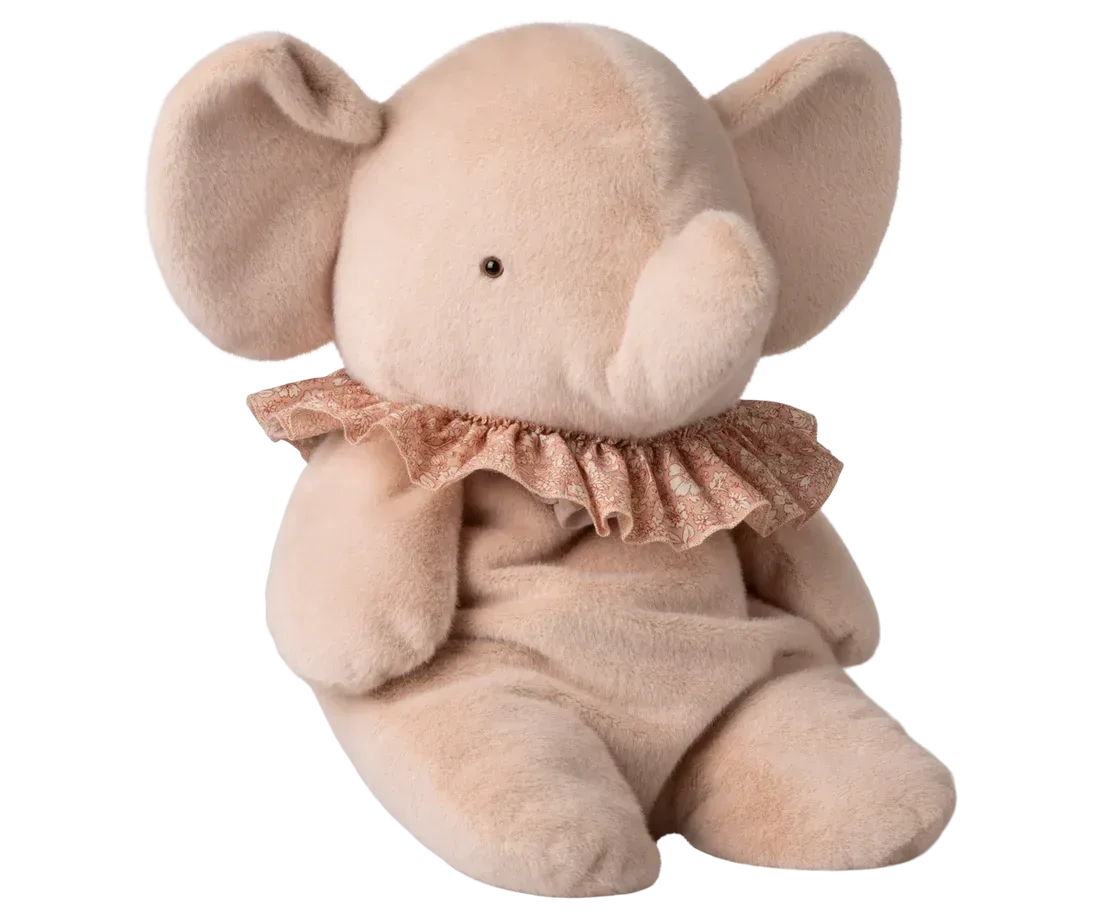 Maileg: Elefante de peluche, Grande - Pó