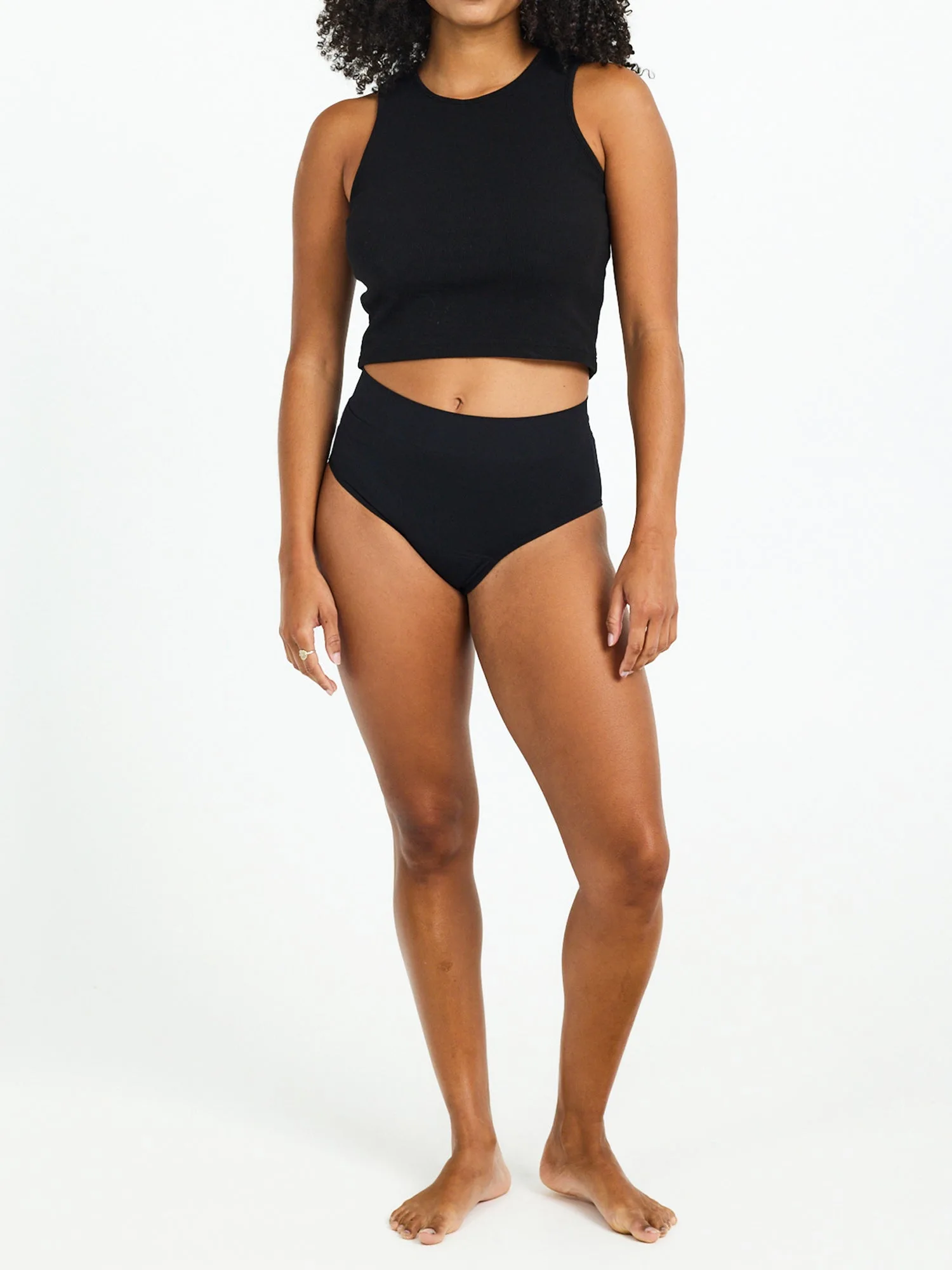 ModiComfort Seamless Full Brief Light Black