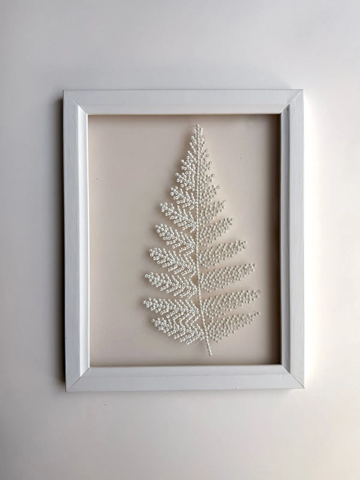 Embroidery No. 004 - Signed & Numbered Framed Couture Embroidery