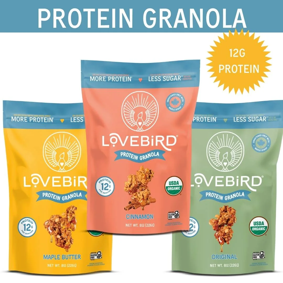 Lovebird Organic Protein Granola Variety Pack