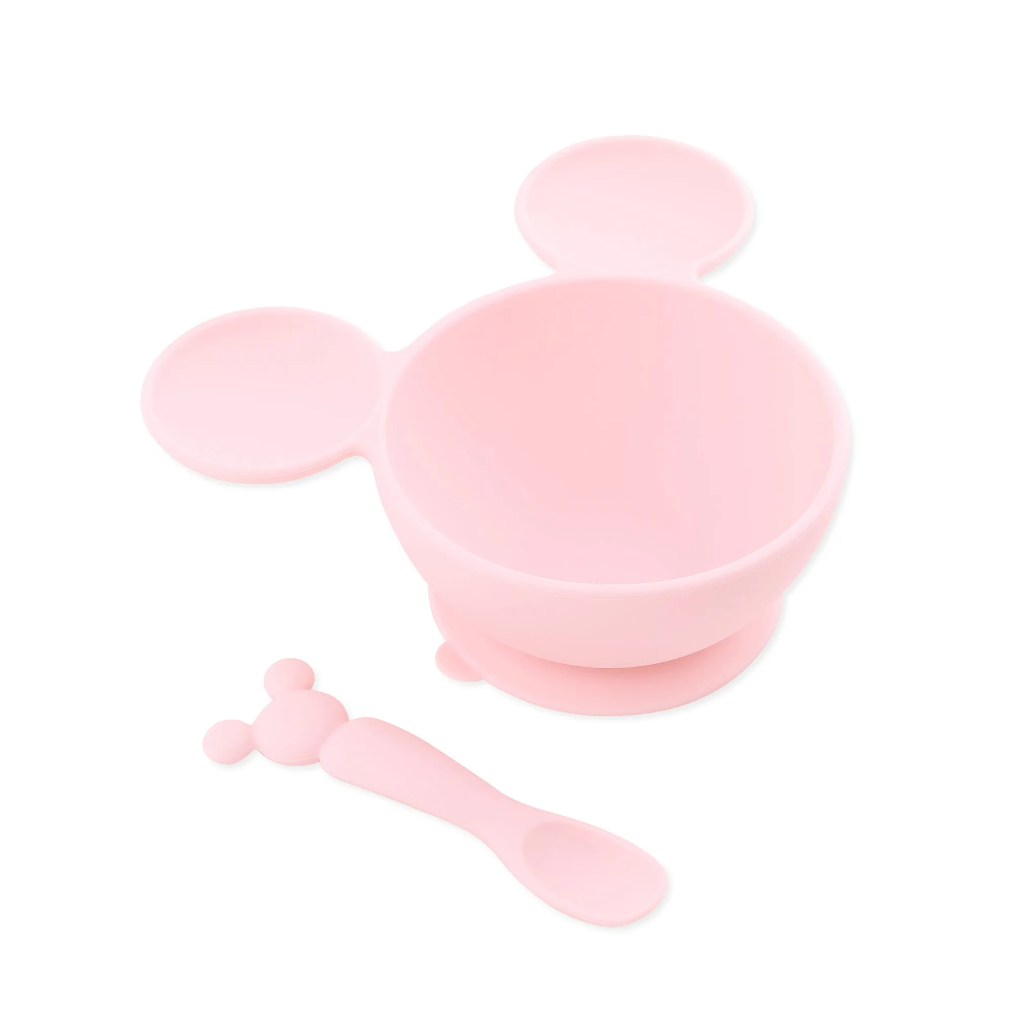 Minnie Mouse goud vs. lichtroze eerste voedingsset