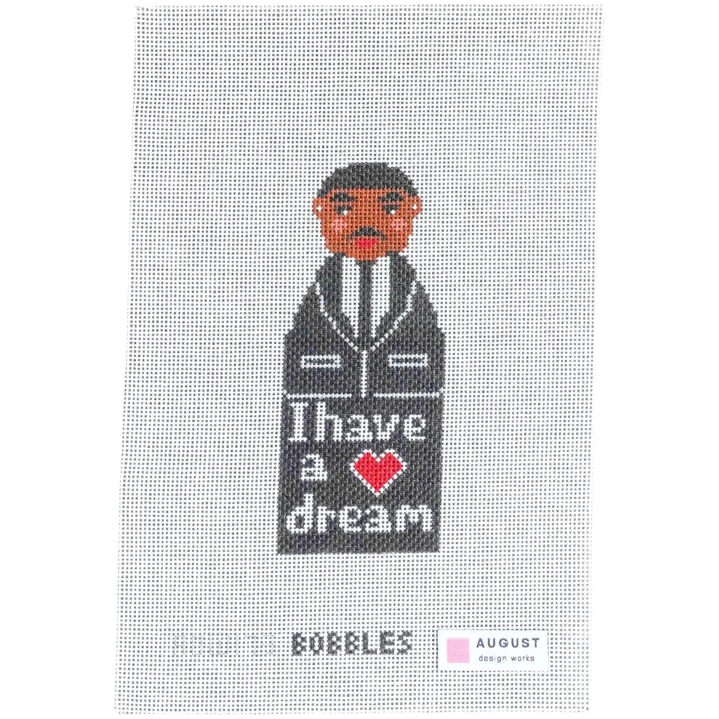 MLK Bobble - Needlepoint Canvas