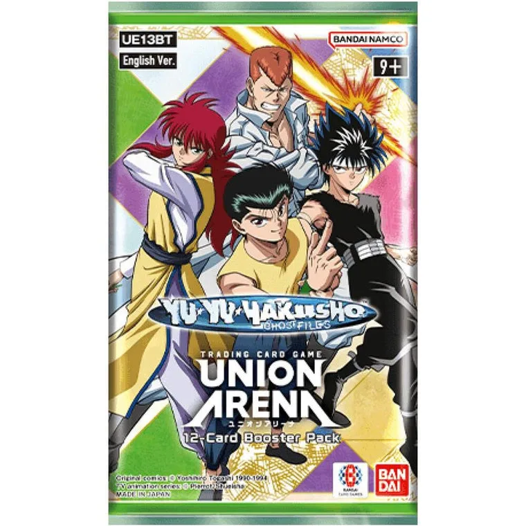 Union Arena Yu Yu Hakusho Ghost Files UE13BT Booster Pack - Bandai TCG